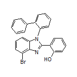 2-[1-(2-Biphenylyl)-4-bromo-2-benzimidazolyl]phenol