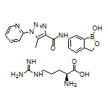 N-(1-Hydroxy-1,3-dihydrobenzo[c][1,2]oxaborol-6-yl)-5-methyl-1-(2-pyridyl)-1H-1,2,3-triazole-4-carboxamide compound with Arginine