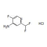 2-(Difluoromethyl)-5-fluoropyridin-4-amine Hydrochloride