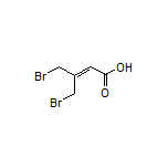 4-Bromo-3-(bromomethyl)-2-butenoic Acid