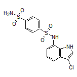 N1-(3-Chloro-7-indolyl)benzene-1,4-disulfonamide