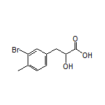3-(3-Bromo-4-methylphenyl)-2-hydroxypropanoic Acid