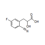 3-(2-Cyano-5-fluorophenyl)-2-hydroxypropanoic Acid