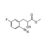 Methyl 3-(2-Cyano-5-fluorophenyl)-2-hydroxypropanoate