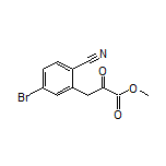 Methyl 3-(5-Bromo-2-cyanophenyl)-2-oxopropanoate