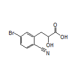 3-(5-Bromo-2-cyanophenyl)-2-hydroxypropanoic Acid