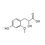 2-Hydroxy-3-(4-hydroxy-2-methoxyphenyl)propanoic Acid