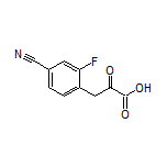 3-(4-Cyano-2-fluorophenyl)-2-oxopropanoic Acid
