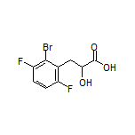 3-(2-Bromo-3,6-difluorophenyl)-2-hydroxypropanoic Acid