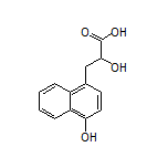 2-Hydroxy-3-(4-hydroxy-1-naphthyl)propanoic Acid