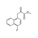 Methyl 3-(4-Fluoro-1-naphthyl)-2-oxopropanoate