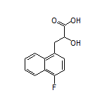 3-(4-Fluoro-1-naphthyl)-2-hydroxypropanoic Acid
