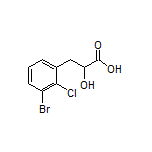 3-(3-Bromo-2-chlorophenyl)-2-hydroxypropanoic Acid