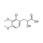 3-(2-Chloro-3,4-dimethoxyphenyl)-2-hydroxypropanoic Acid