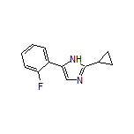 2-Cyclopropyl-5-(2-fluorophenyl)-1H-imidazole
