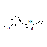 2-Cyclopropyl-5-(3-methoxyphenyl)-1H-imidazole