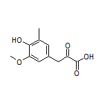 3-(4-Hydroxy-3-methoxy-5-methylphenyl)-2-oxopropanoic Acid