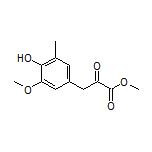 Methyl 3-(4-Hydroxy-3-methoxy-5-methylphenyl)-2-oxopropanoate