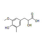 2-Hydroxy-3-(4-hydroxy-3-methoxy-5-methylphenyl)propanoic Acid