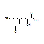 3-(3-Bromo-5-chlorophenyl)-2-hydroxypropanoic Acid