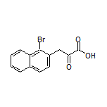3-(1-Bromo-2-naphthyl)-2-oxopropanoic Acid