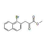 Methyl 3-(1-Bromo-2-naphthyl)-2-oxopropanoate