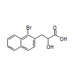 3-(1-Bromo-2-naphthyl)-2-hydroxypropanoic Acid