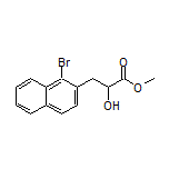 Methyl 3-(1-Bromo-2-naphthyl)-2-hydroxypropanoate