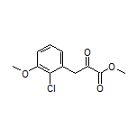 Methyl 3-(2-Chloro-3-methoxyphenyl)-2-oxopropanoate
