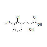 3-(2-Chloro-3-methoxyphenyl)-2-hydroxypropanoic Acid