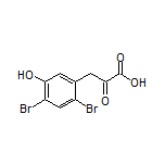 3-(2,4-Dibromo-5-hydroxyphenyl)-2-oxopropanoic Acid