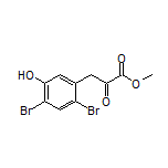 Methyl 3-(2,4-Dibromo-5-hydroxyphenyl)-2-oxopropanoate