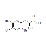 3-(2,4-Dibromo-5-hydroxyphenyl)-2-hydroxypropanoic Acid