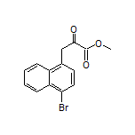 Methyl 3-(4-Bromo-1-naphthyl)-2-oxopropanoate