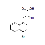 3-(4-Bromo-1-naphthyl)-2-hydroxypropanoic Acid