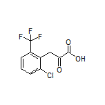 3-[2-Chloro-6-(trifluoromethyl)phenyl]-2-oxopropanoic Acid