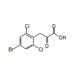 3-(4-Bromo-2,6-dichlorophenyl)-2-oxopropanoic Acid