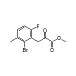 Methyl 3-(2-Bromo-6-fluoro-3-methylphenyl)-2-oxopropanoate