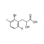 3-(2-Bromo-6-fluoro-3-methylphenyl)-2-hydroxypropanoic Acid