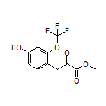 Methyl 3-[4-Hydroxy-2-(trifluoromethoxy)phenyl]-2-oxopropanoate