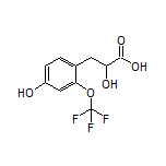 2-Hydroxy-3-[4-hydroxy-2-(trifluoromethoxy)phenyl]propanoic Acid