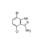 3-Amino-7-bromo-4-chloroindazole
