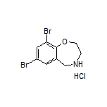7,9-Dibromo-2,3,4,5-tetrahydrobenzo[f][1,4]oxazepine Hydrochloride