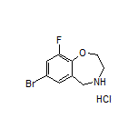 7-Bromo-9-fluoro-2,3,4,5-tetrahydrobenzo[f][1,4]oxazepine Hydrochloride