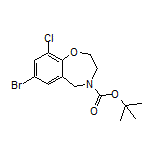 4-Boc-7-bromo-9-chloro-2,3,4,5-tetrahydrobenzo[f][1,4]oxazepine