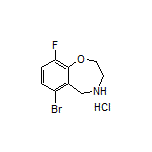 6-Bromo-9-fluoro-2,3,4,5-tetrahydrobenzo[f][1,4]oxazepine Hydrochloride