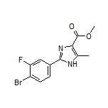 Methyl 2-(4-Bromo-3-fluorophenyl)-5-methyl-1H-imidazole-4-carboxylate