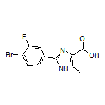 2-(4-Bromo-3-fluorophenyl)-5-methyl-1H-imidazole-4-carboxylic Acid