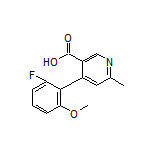 4-(2-Fluoro-6-methoxyphenyl)-6-methylnicotinic Acid