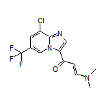 (E)-1-[8-Chloro-6-(trifluoromethyl)imidazo[1,2-a]pyridin-3-yl]-3-(dimethylamino)prop-2-en-1-one